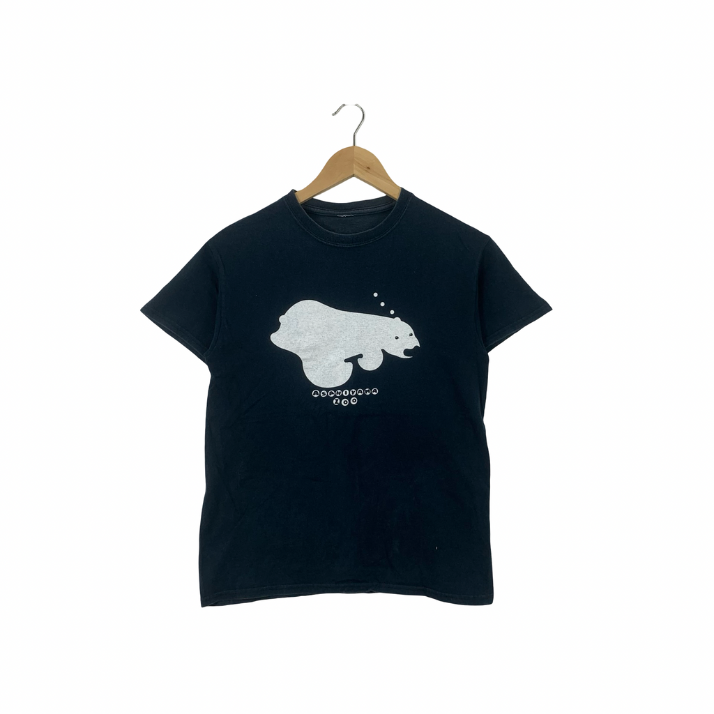 ASAHIYAMA ZOO Polar Bear Natural Sun Faded Tee Shirt Top