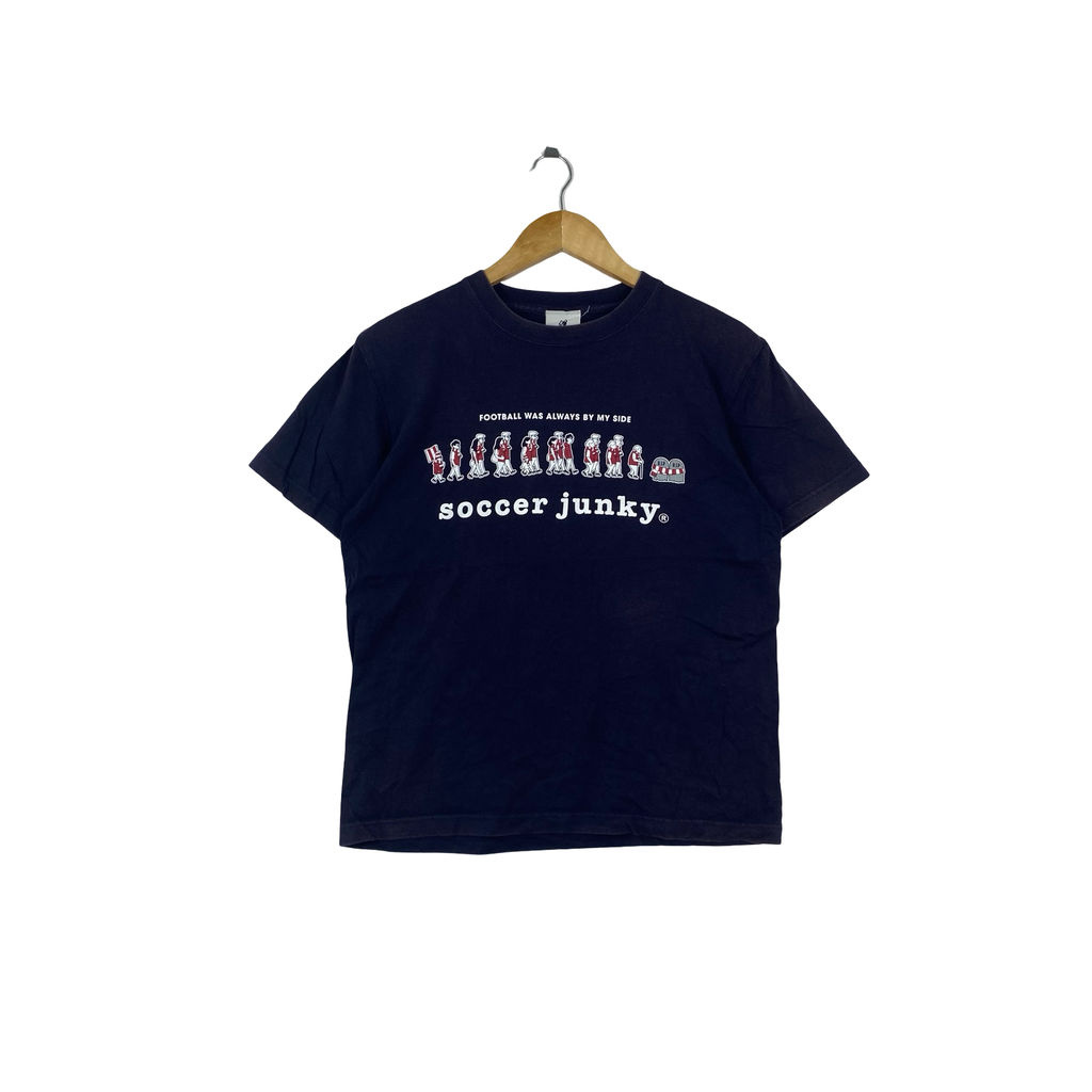 Vintage CLAUDIO PANDIANI Soccer Junky Graphic T-Shirt Football Soccer