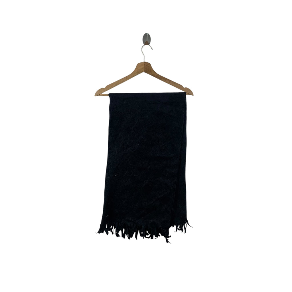 Vintage HIROMI ICHIDA JAPAN Minimalist Design Muffler Scarf Shawl Fringes