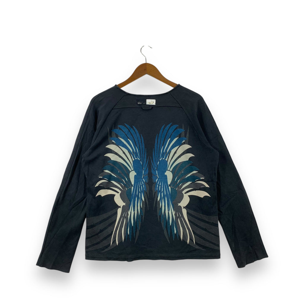 ALEXANDER MCQUEEN x PUMA Wings Collection Tee Shirt Cotton Long Sleeve Top
