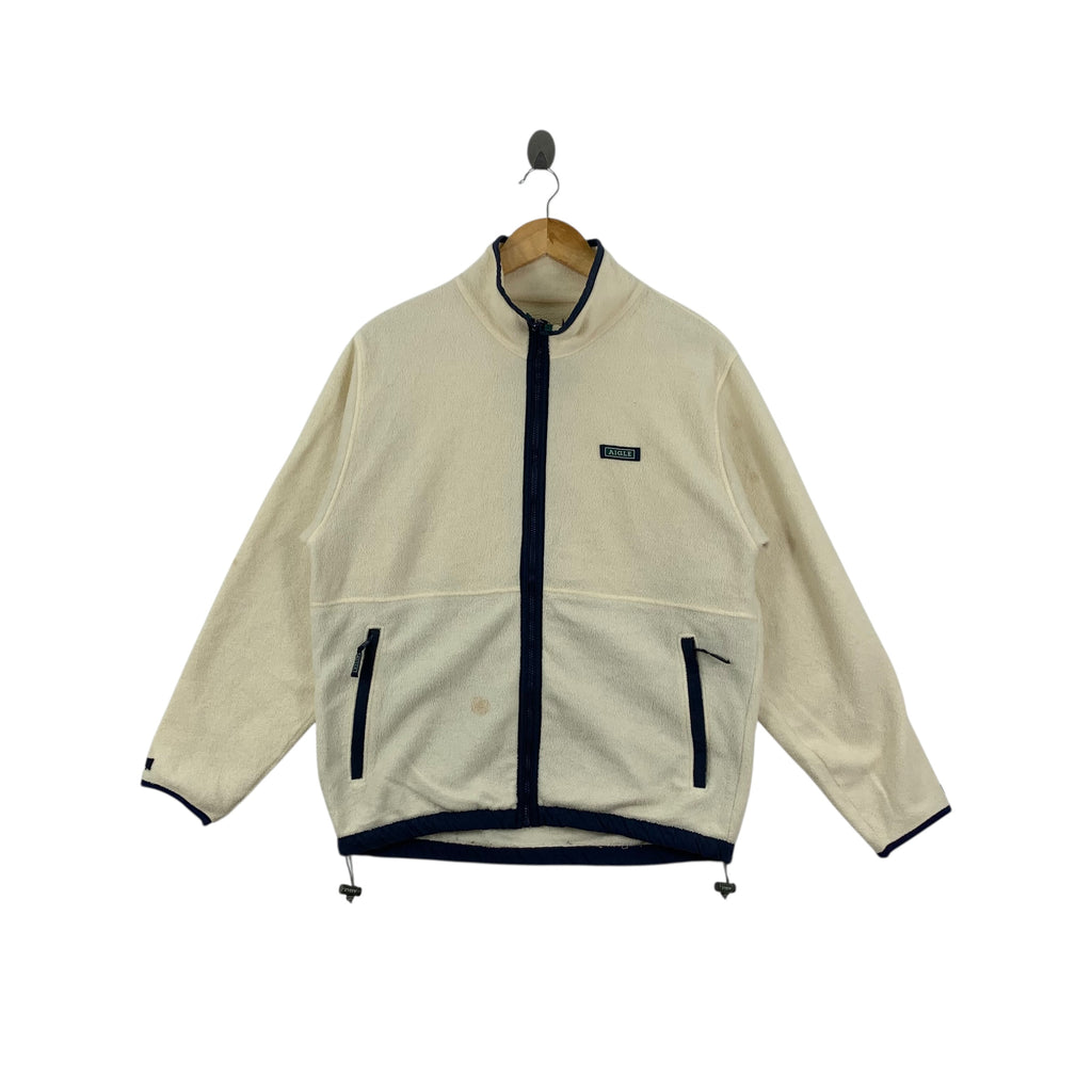 Vintage AIGLE RECOMPOSITION Collection Outdoor Fleece Zipper Sweater Jacket Windbreaker
