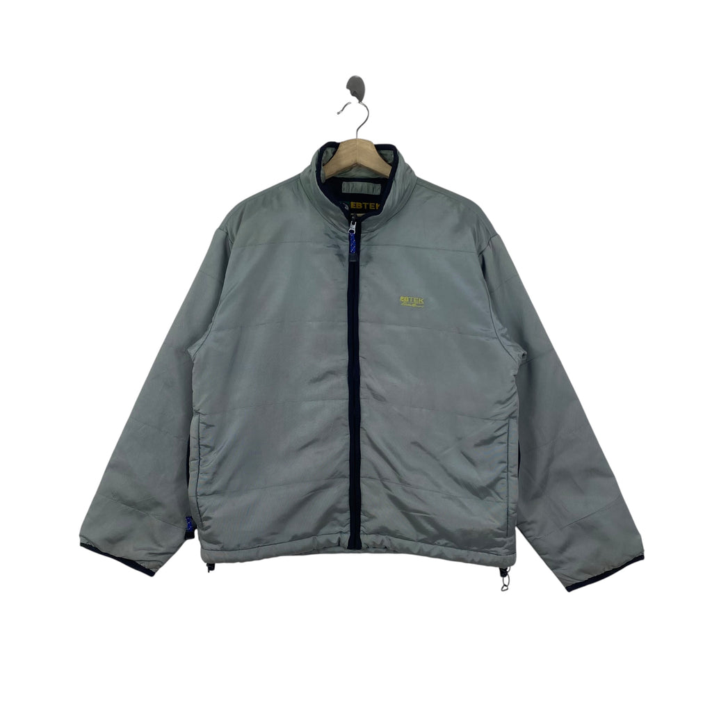 Vintage EDDIE BAUER EBTEK Insulated Puffe Full Zip Outdoor Winter Jacket Quilted Lightweight Insulated Coat