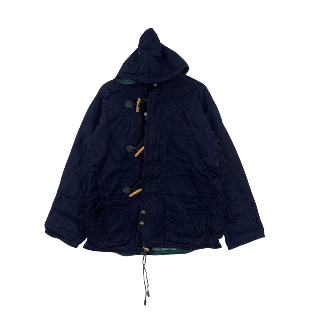 Vintage URBAN EQUIPMENT Tartan Duffle Heavy Coat Outdoor Jacket Parka Windbreaker Zipper