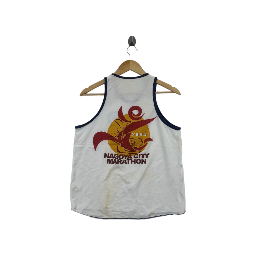 Vintage NAGOYA CITY MARATHON Ntt Docomo Tee Shirt Top Japan Culture