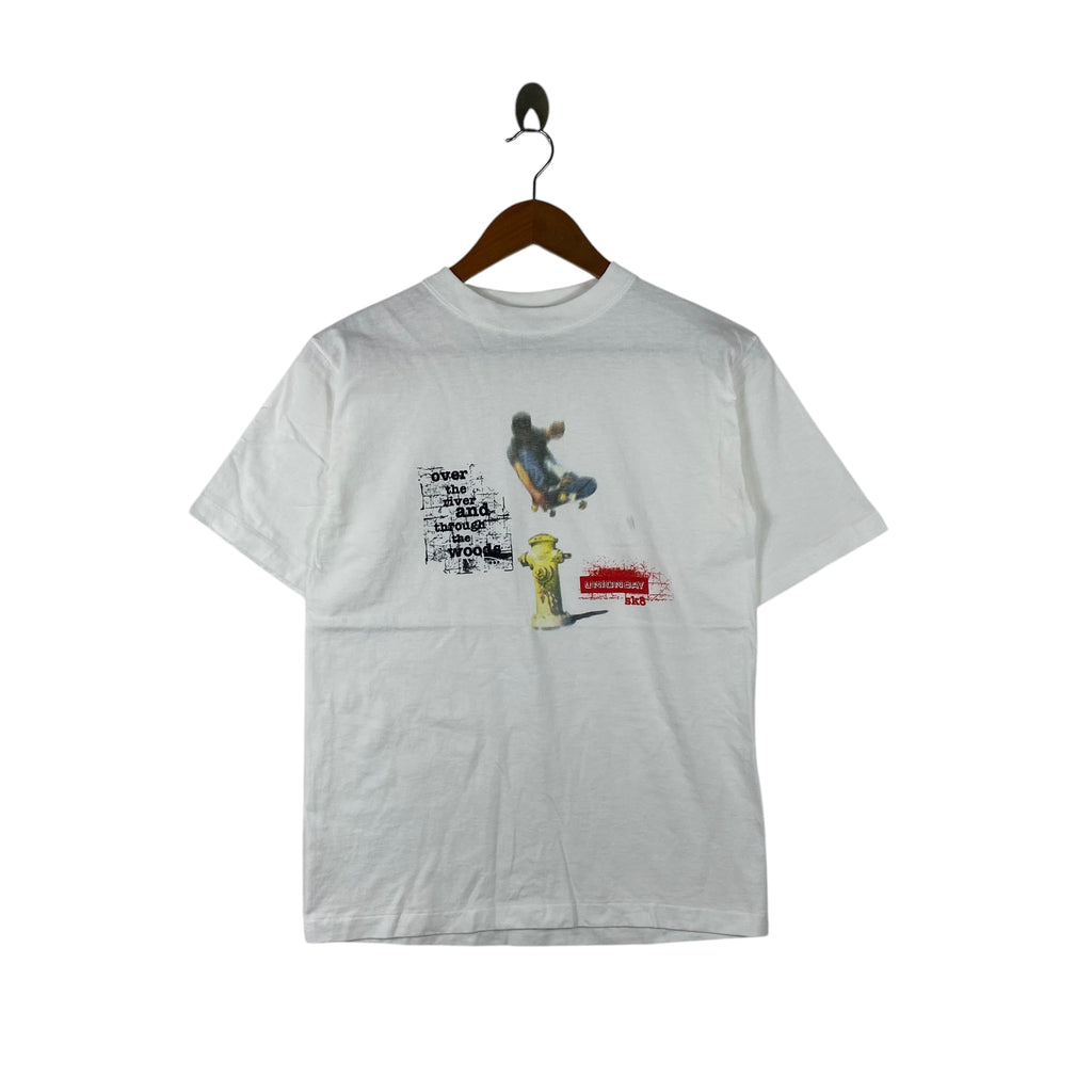 Vintage 90’ UNIONBAY SKATEBOARD SK8 New York Tee Shirt Top Made In USA