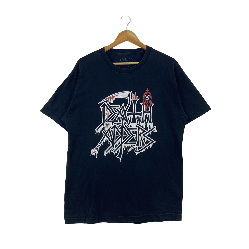 MISHKA Death Adders Graphic Tee Streetwear Skull Reaper Print