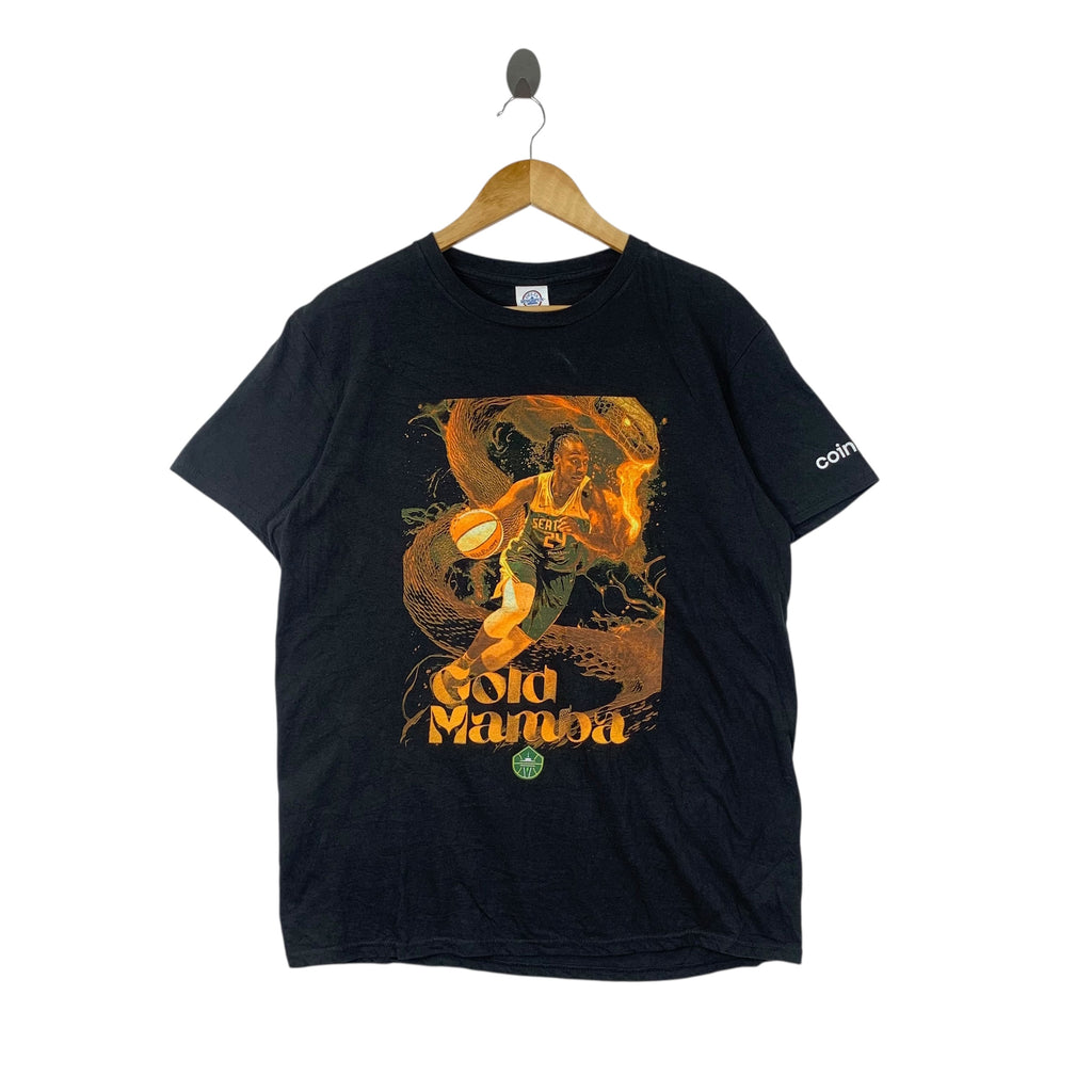 SEATTLE STORM JEWELL LOYD Gold Mamba WNBA Tee Shirt Top Basketball League