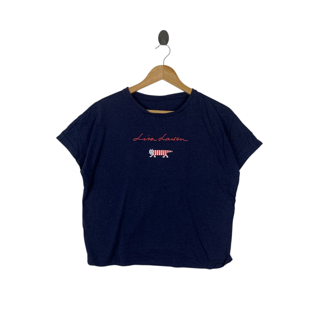 UNIQLO x LISA LARSON Collection Cat Boxy Tee Shirt Top Collaboration Edition