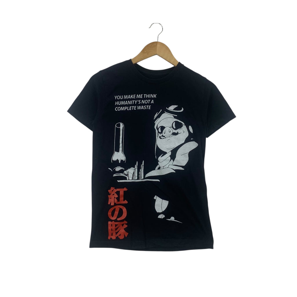PORCO ROSSO ANIME Studio Ghibli Hayao Miyazaki Tee Shirt Manga Sky Pirates