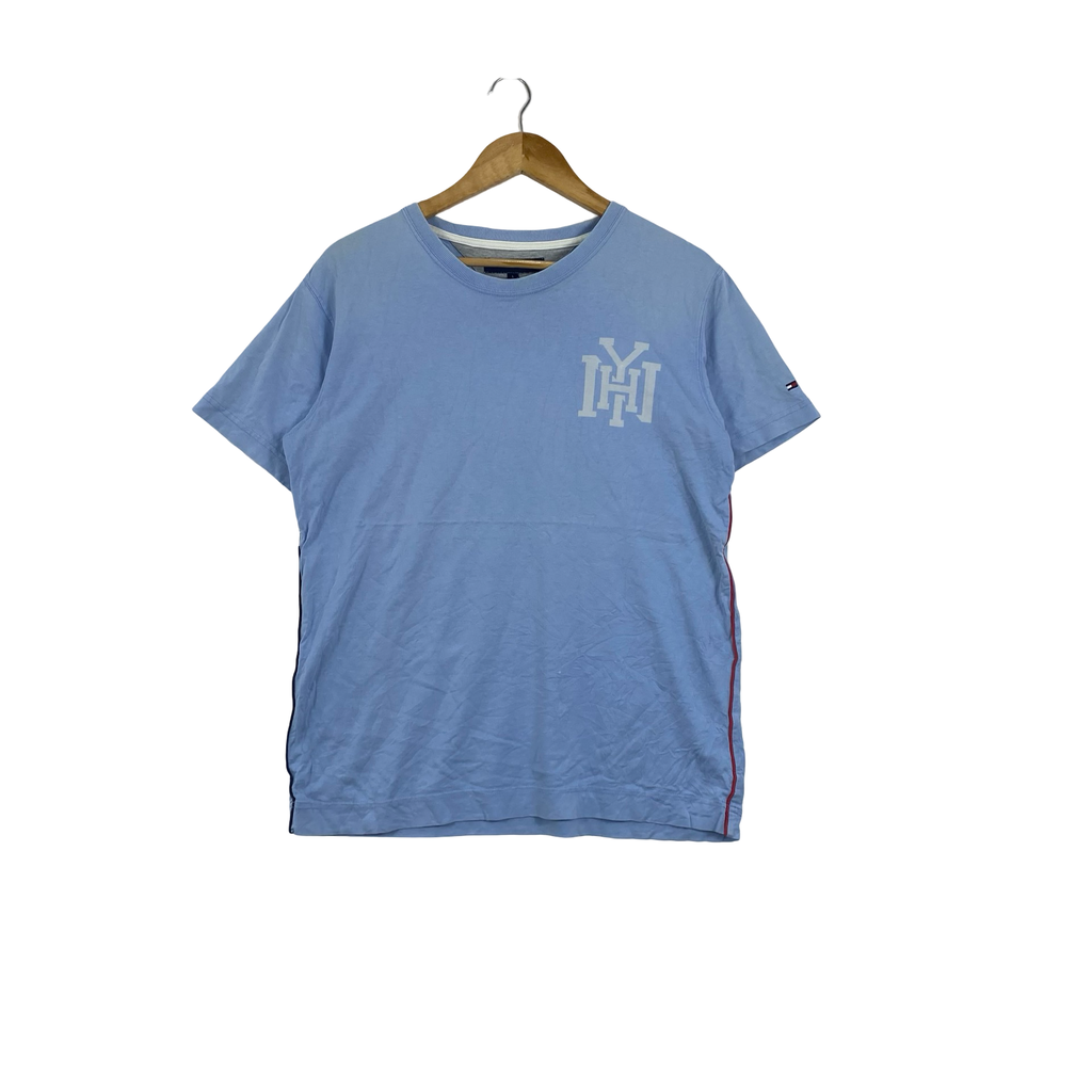 Vintage TOMMY HILFIGER Tee Shirt Y2K Classic Logo Spell Out Crewneck Short Sleeve Casual Streetwear