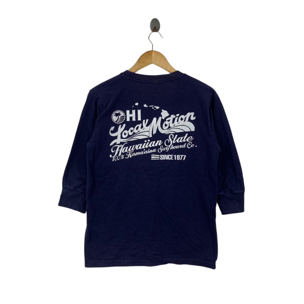 LOCAL MOTION HAWAII Oahu Store 50th Anniversary Tee Shirt Top Long Sleeve