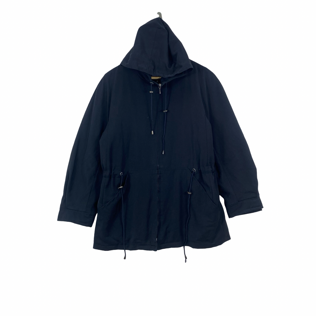 Vintage MAXMARA WEEKEND Line Zip Up Front Closure Adjustable waist & Hoode Comfy