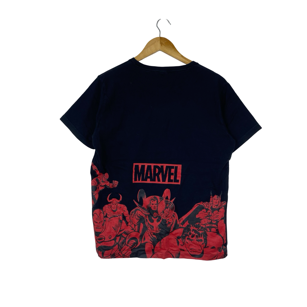 Vintage MARVEL COMICS Pocket Logo T-Shirt Graphic Superhero Streetwear