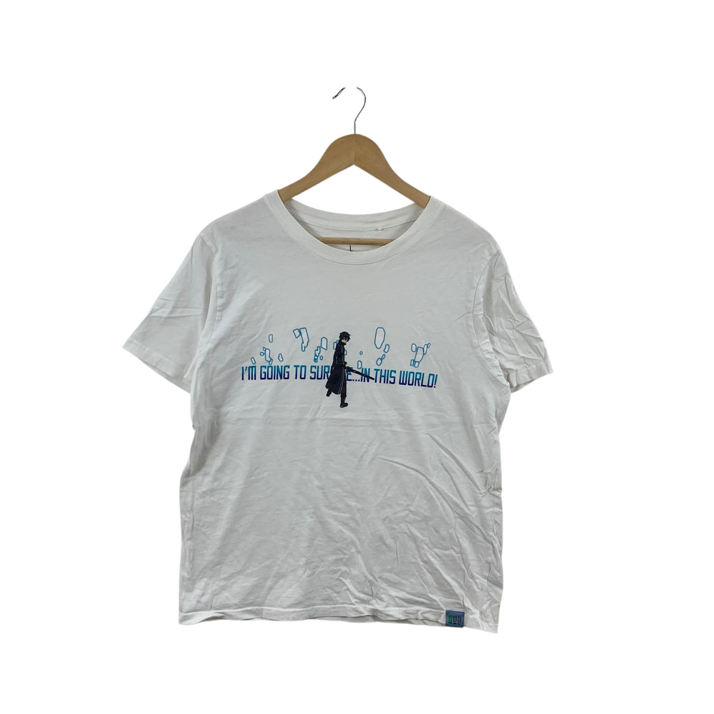 SWORD ART ONLINE x GU Anime Manga Collection Tee Shirt Top Reki Kawahara Light Novel