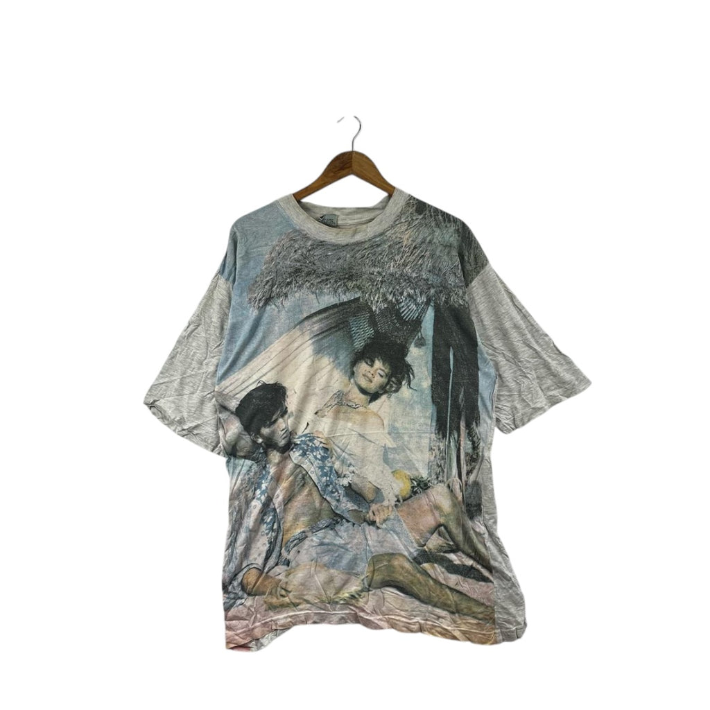 Vintage FOTOFOLIO PHOTOPRINT PHOTOGRAPHY Over Print Tee Shirt Anglo Ads