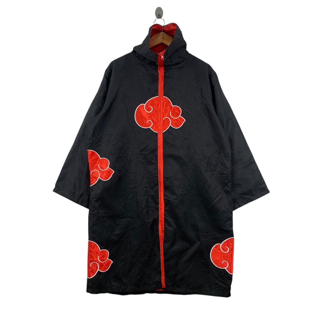 NARUTO SHIPPUDEN AKATSUKI Uchiha Itachi Cosplay Jacket Robe  Cloak Windbreaker