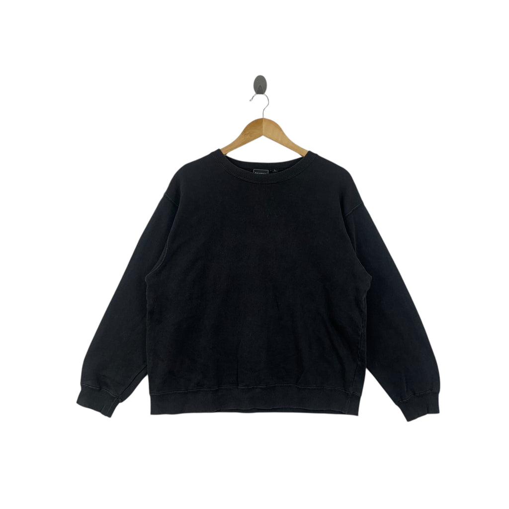 Vintage NEYRIES JAPAN Minimalist Design Black Baggy Sweatshirt Sweater Pullover Jumper