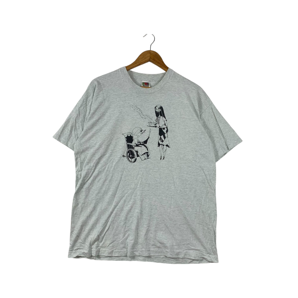 Vintage 90’ NIGHTMARE BEFORE CHRISTMAS Sally Tee Shirt Top Tim Burton Movie