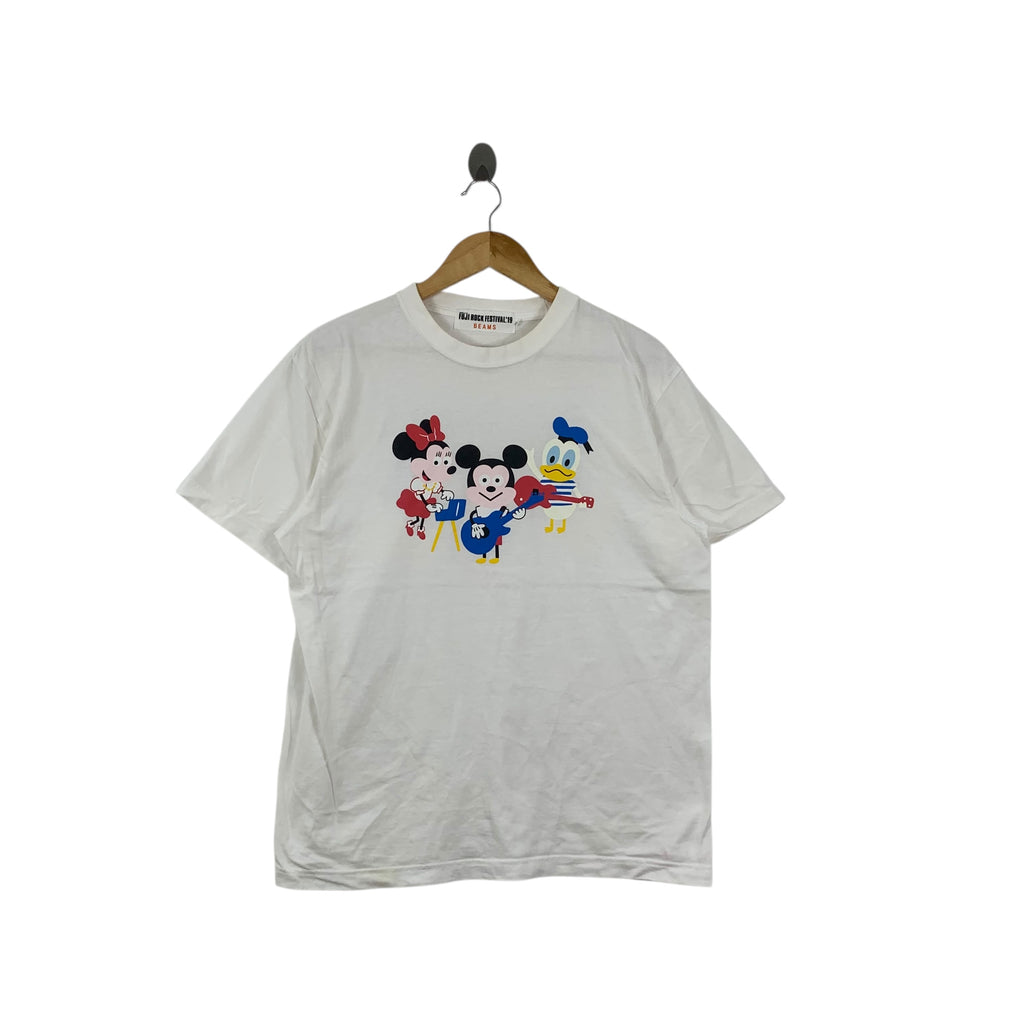 BEAMS PLUS x MICKEY MOUSE Fuji Rock Festival Tee Shirt Top 2019 Concert