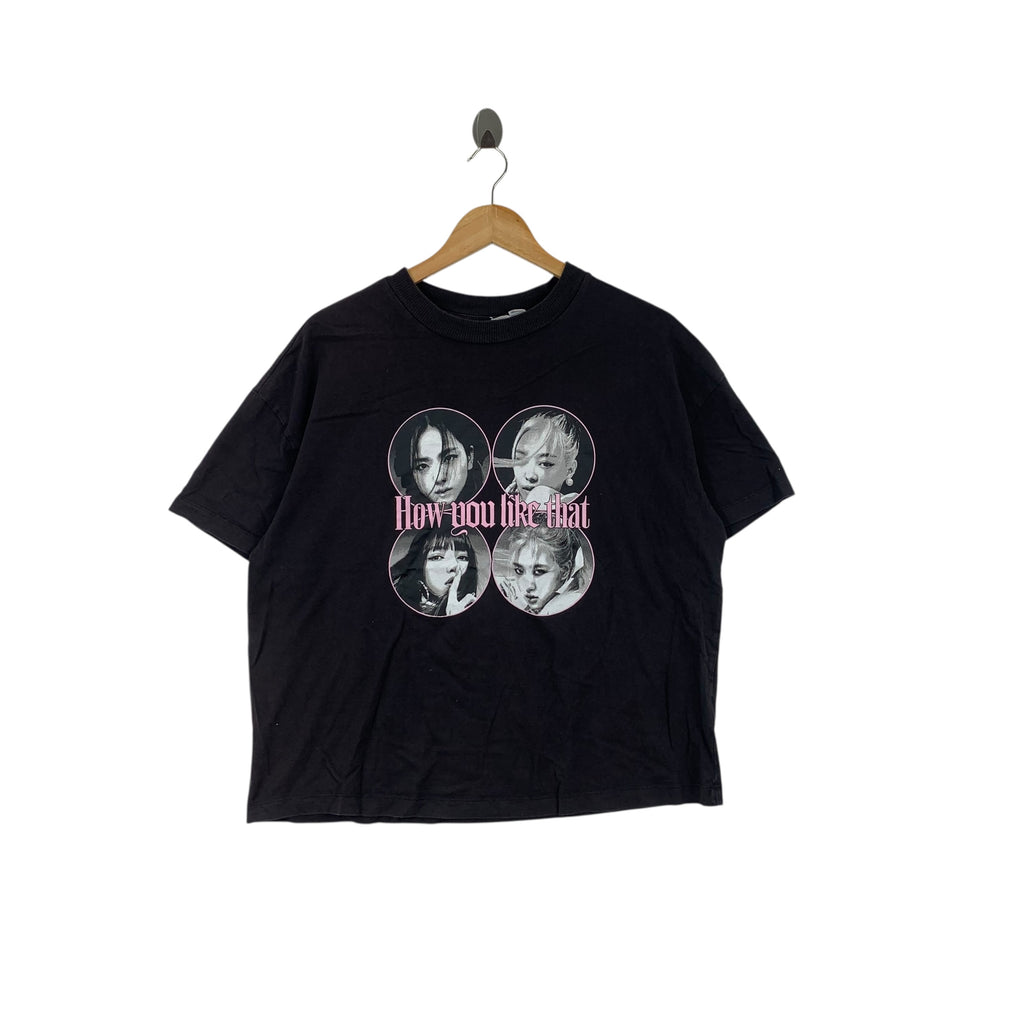 H&M DIVIDED x BLACKPINK 2021 Collection Sun Faded Tee Shirt Top K Pop Girl Group