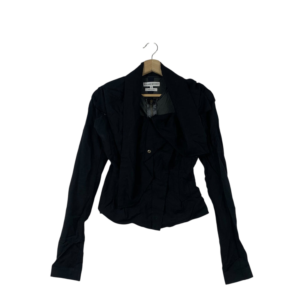 Vintage ROLAND MOURET LONDON Made In France Wool Jacket Coat Designer