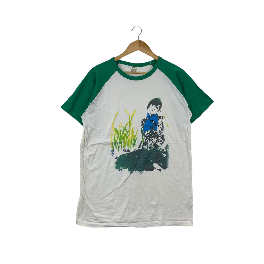 KIM GORDON x GRANIPH Painting Illustration Band Tee Shirt Top Raglan