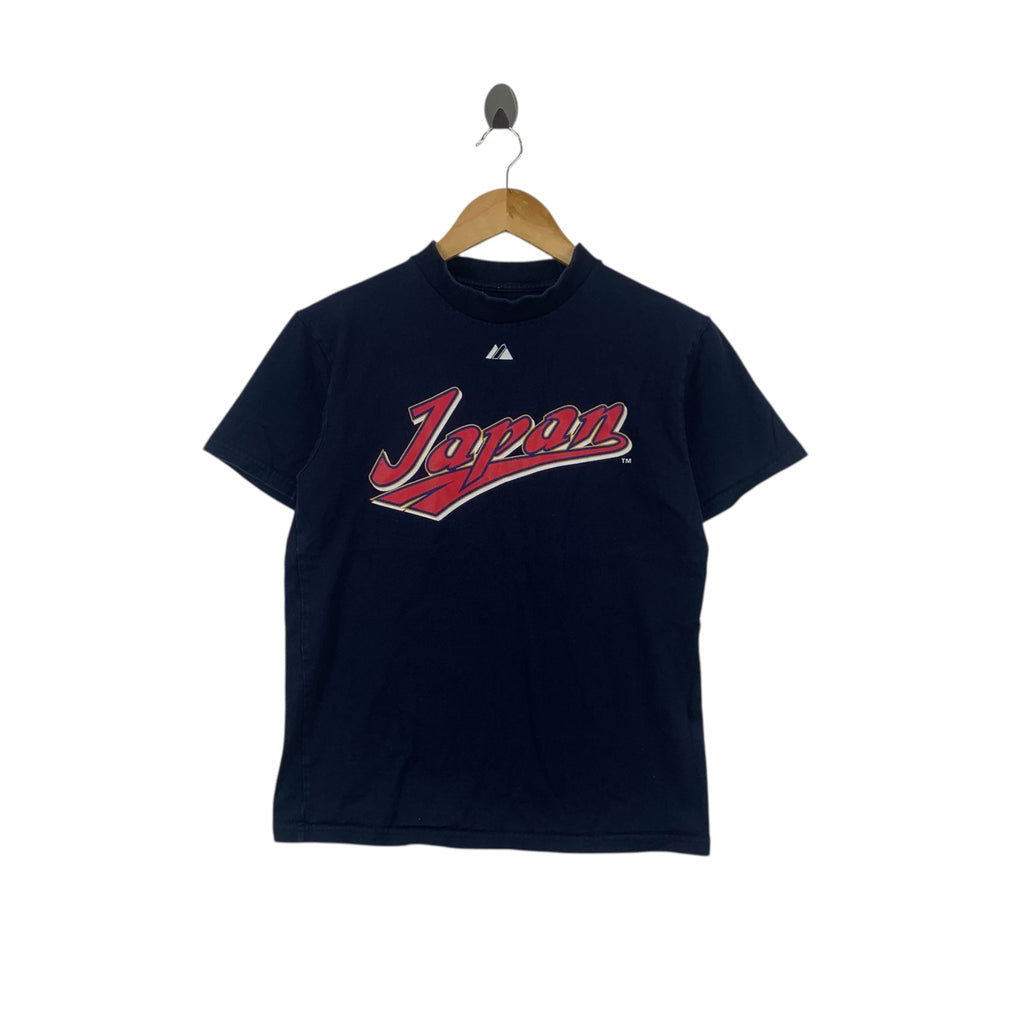 MLB SEATTLE MARINERS Ichiro Japan 10 Tee Shirt Top Major League Baseball