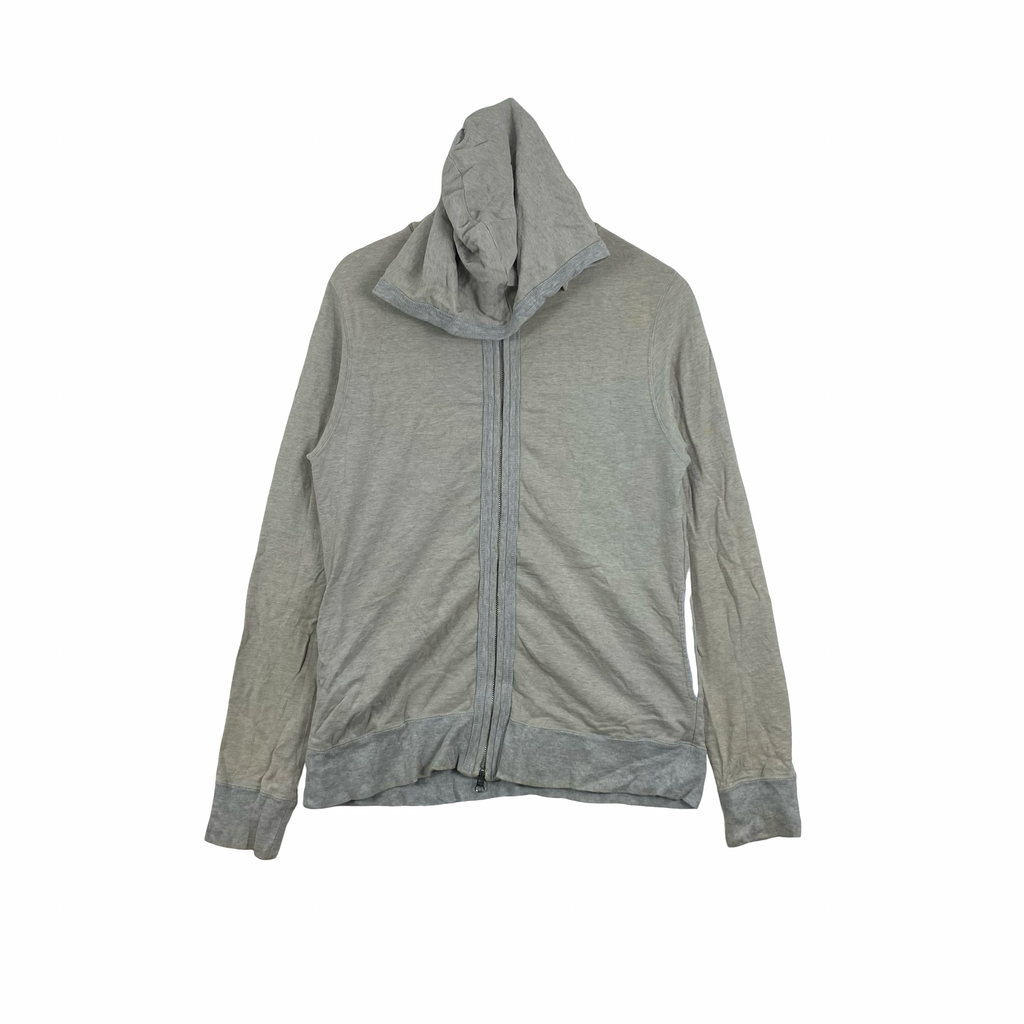 Vintage SHIPS Japan Heather Full Zip Hoodie Jacket Y2K Minimalist Casual Sweatshirt