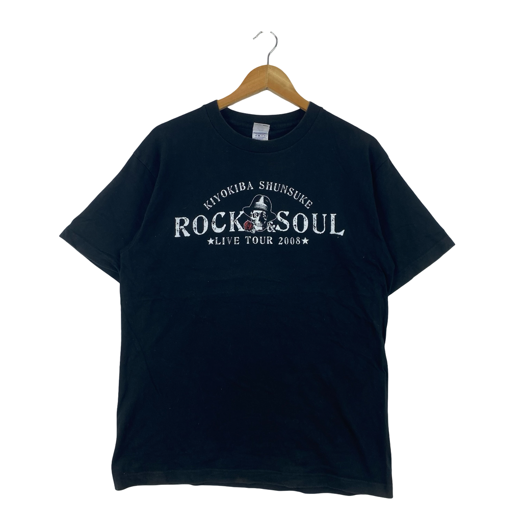 Vintage KIYOKIBA SHUNSUKE Rock & Soul Live Tour 2008 Graphic Band Tee
