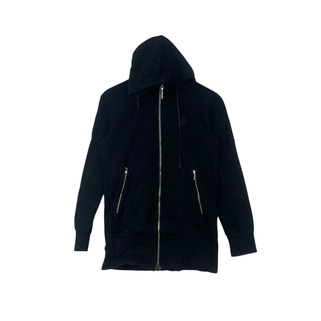 JUNMEN TAKAHASHI JAPAN Black Rose Zipper Hoodie Sweatshirt Jumper Zipper