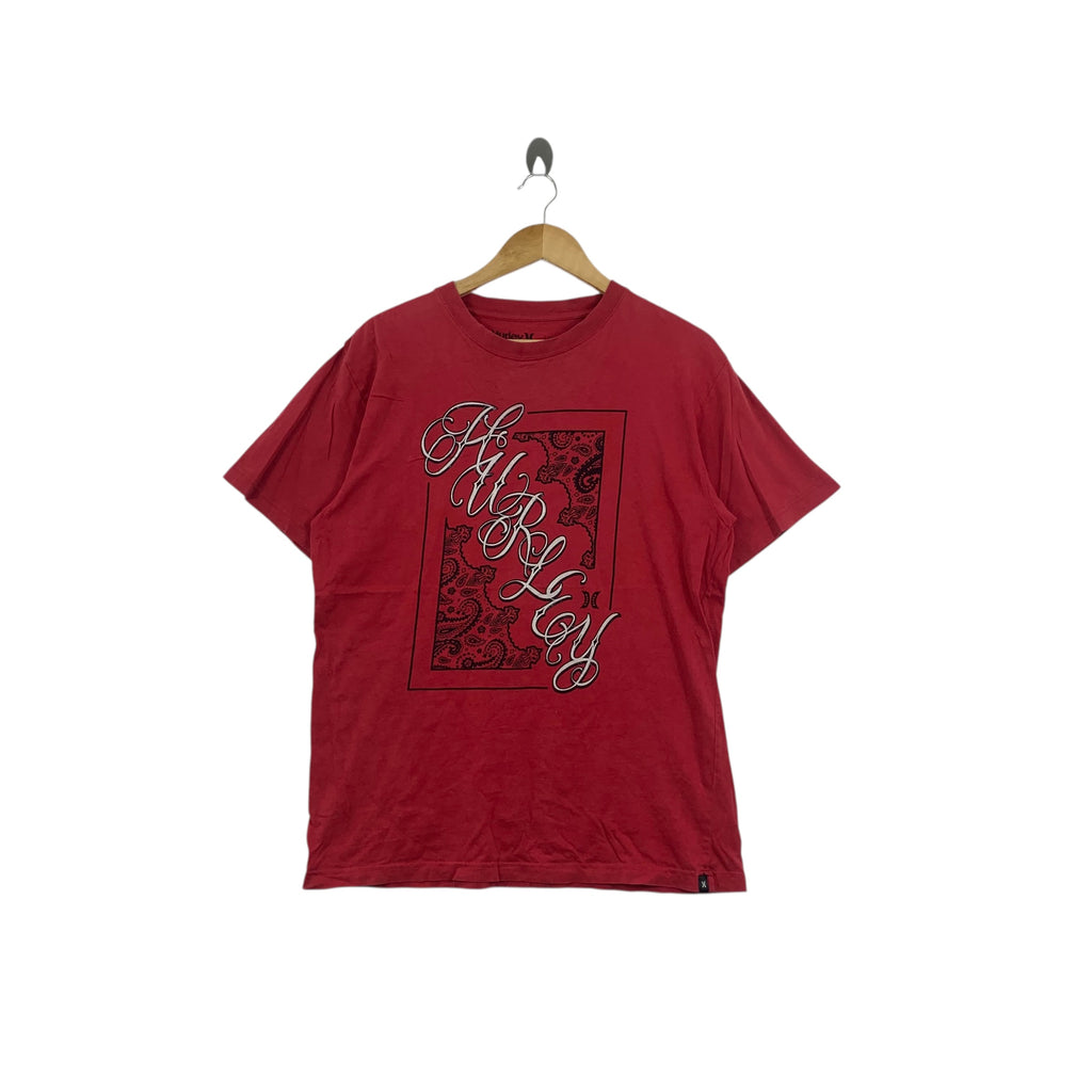 Vintage HURLEY SKATEBOARD PAISLEY Tarot Card Tee Shirt Top Streetwear