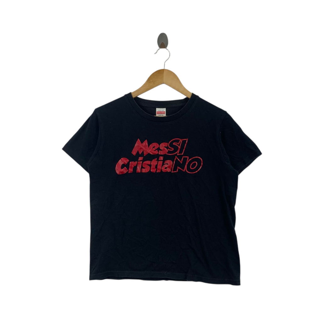 MESSI CHRISTIANO Football Soccer Worldcup Tee Shirt Top Champion League
