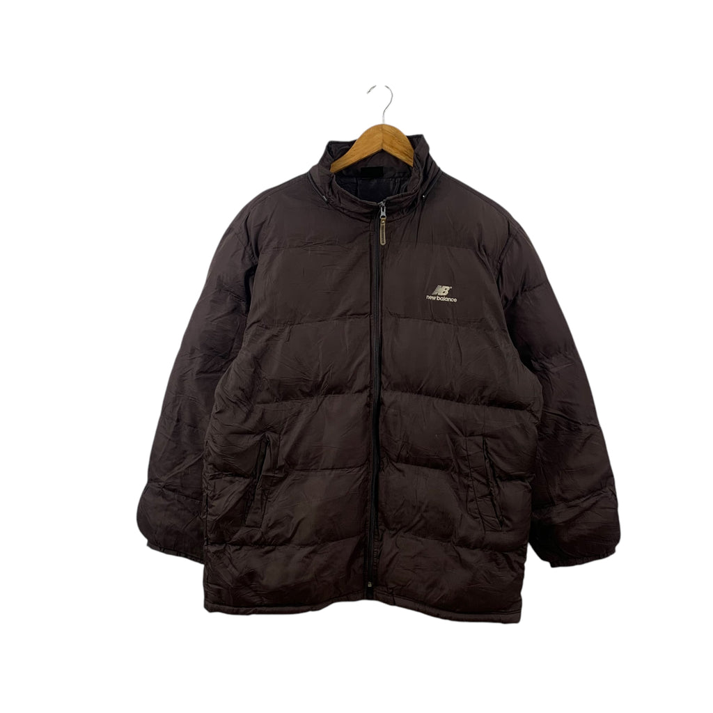 Vintage NEW BALANCE Light Puffer Outdoor Jacket Windbreaker Zipper
