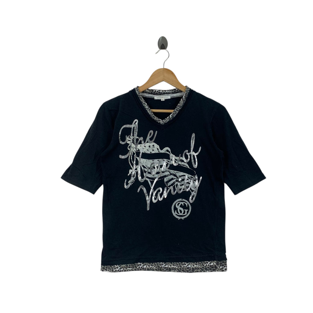 SEMANTICDESIGN PUNK The House Of Vanity Camouflage Tee Shirt Top Surf Style