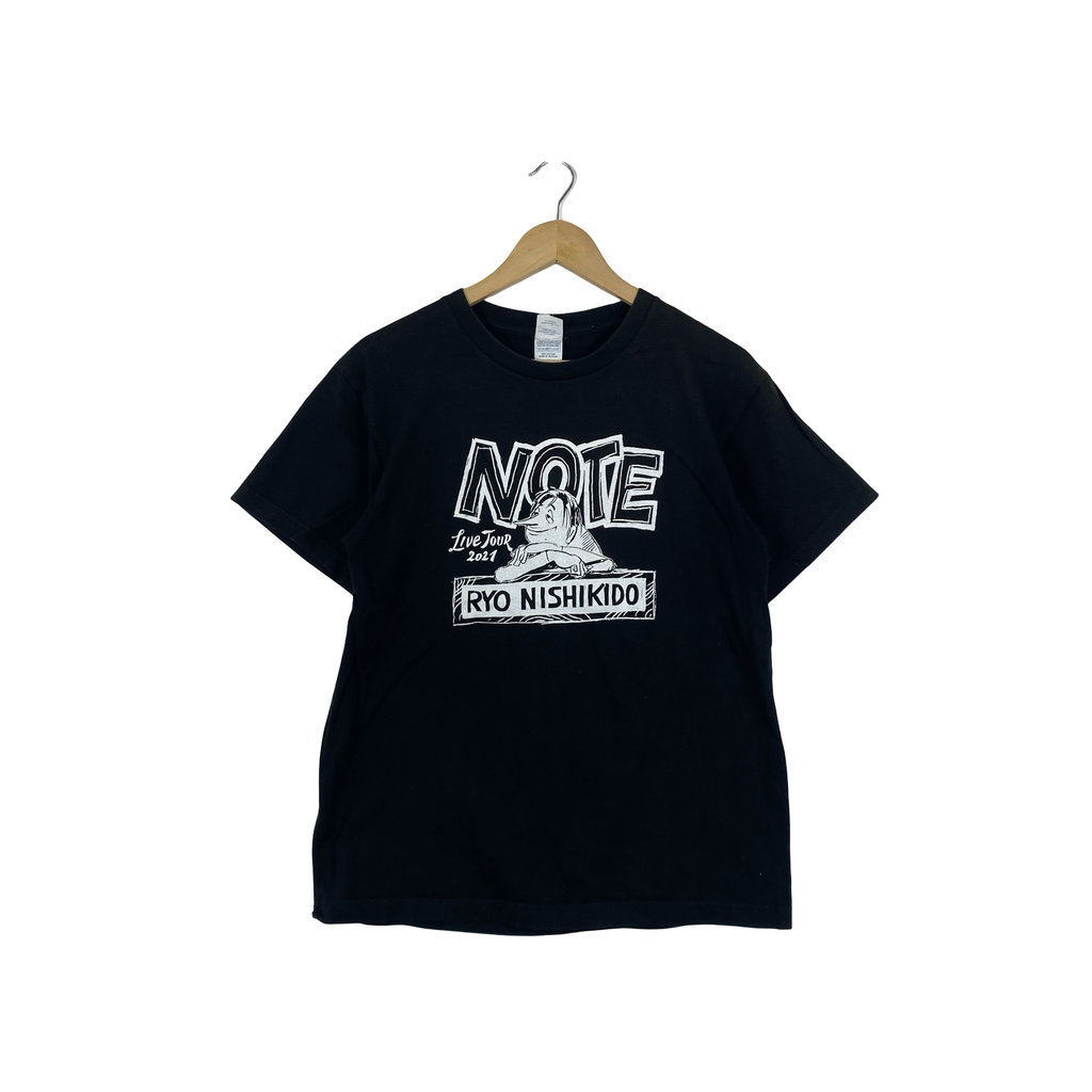 Vintage RYO NISHIKIDO NOTE Live Tour 2021 Graphic T-Shirt Japanese Concert Printstar Heavyweight