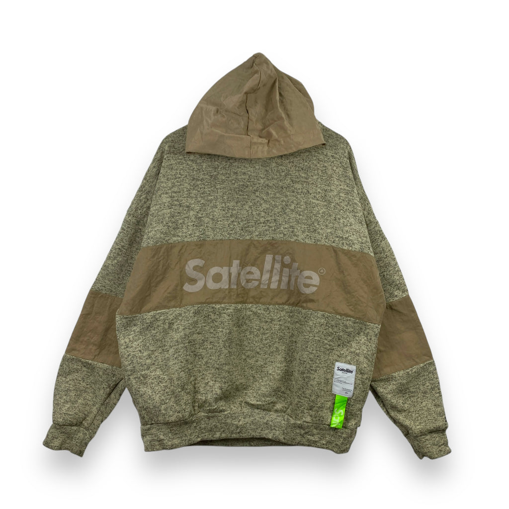 SATELLITE B.W.D.M Japan Streetwear Heather Knit Pullover Hoodie Sweater