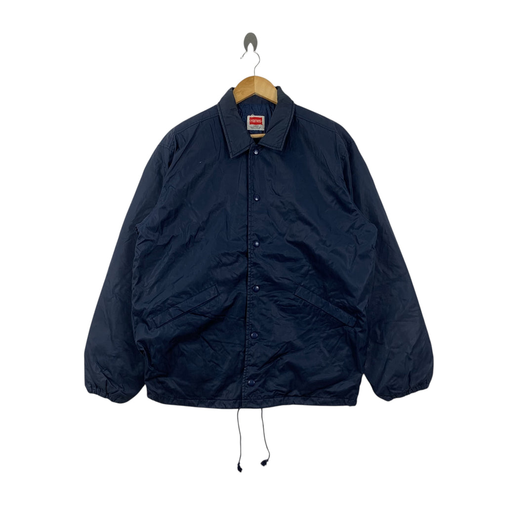 Vintage HANES AMERICAN SPIRIT Quilited Puffer Coach Jacket Windbreaker Outdoor