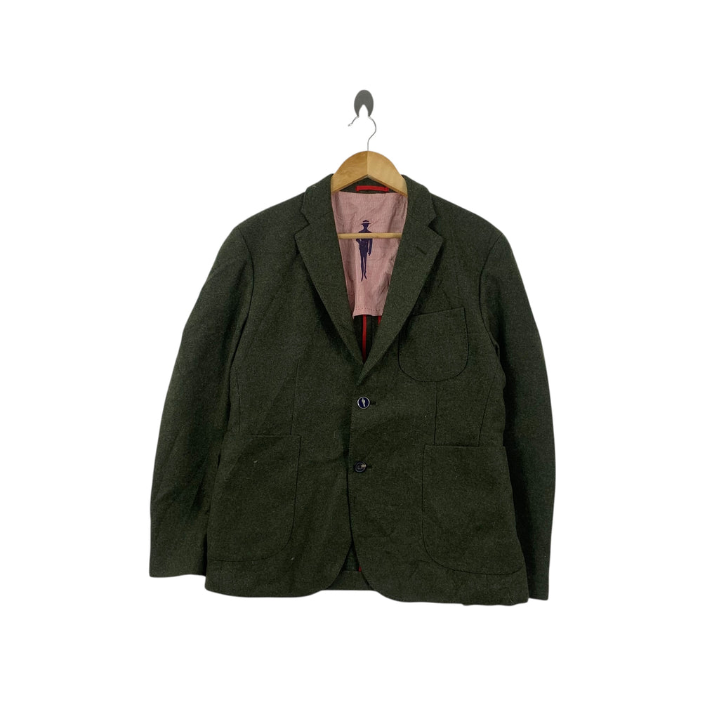 Vintage HARDY AMIES PRESENT Collection Heddon Fit Blazer Work Coat Suit