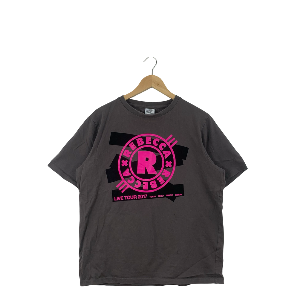 REBECCA Live Tour 2017 Official Merchandise Tee Shirt Top Lagendary Japanese Rock Band