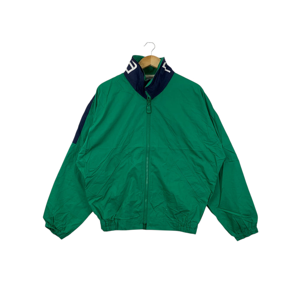 Vintage NAUTICA SAILING GEAR Yacht Outdoor Jacket Parka Zipper Coat Windbreaker