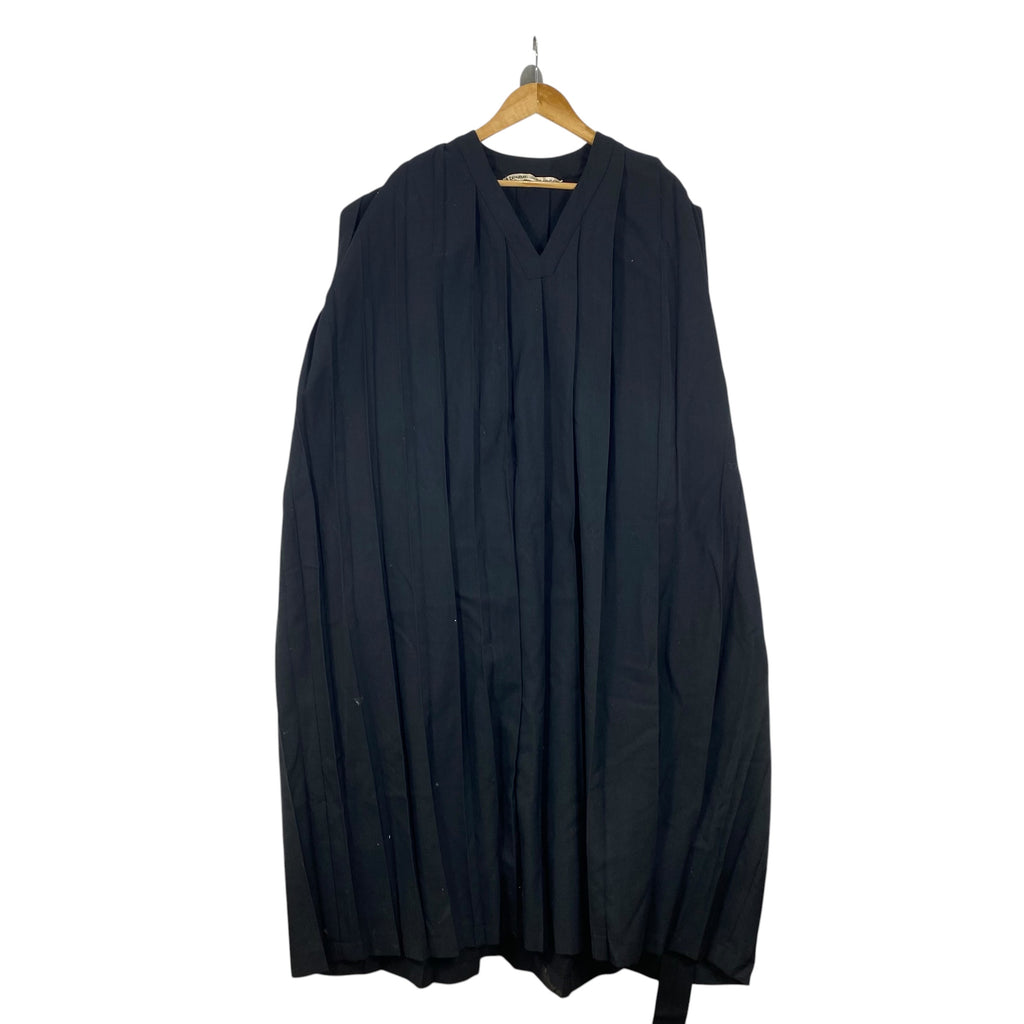 Vintage COMME DES GARCONS Rei Kawakubo Era Pleated Dress Blouse Maxi Minimalist Avant Garde Japanese Designer