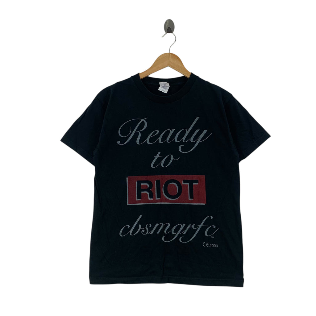 READY TO RIPT CBSMGRFC Japan Records Band Tee Shirt Top Punk Rebel