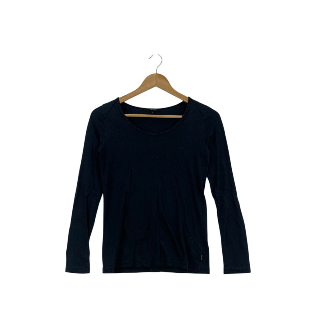 KARIANG JAPAN DESIGNER Minimalist Design Tee Shirt Top Long Sleeve Plain