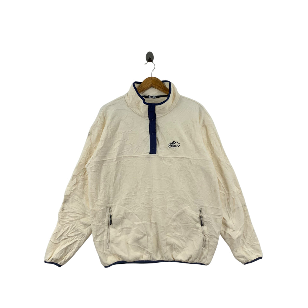 CAMP7 COLORADO OUTDOOR Snap Button Fleece Sweater Sweatshirt Pullover Jumper