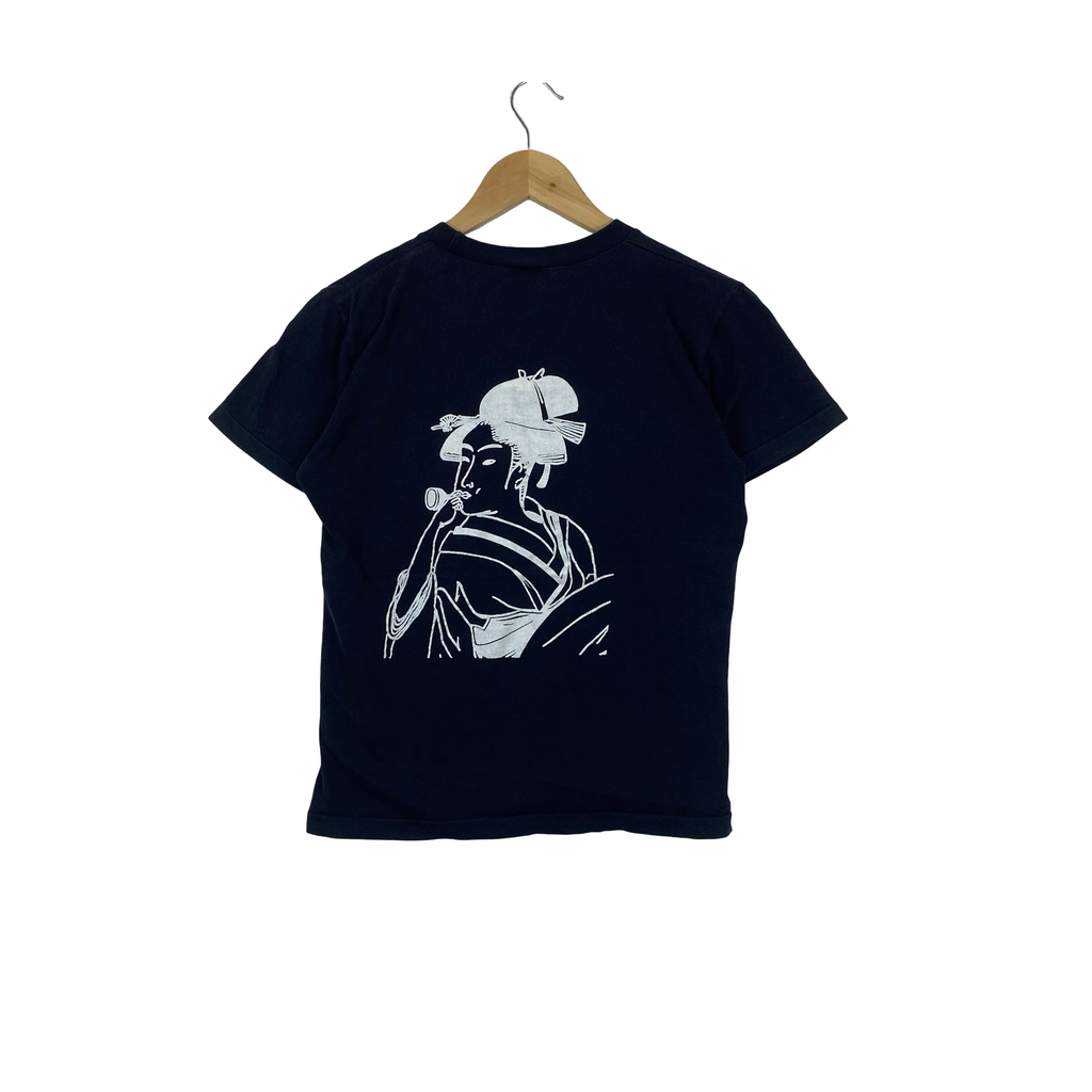 Vintage TIGER BROTHERS Plain Single Stitch Style Minimalist Blank Tee Shirt Casual Streetwear Essential