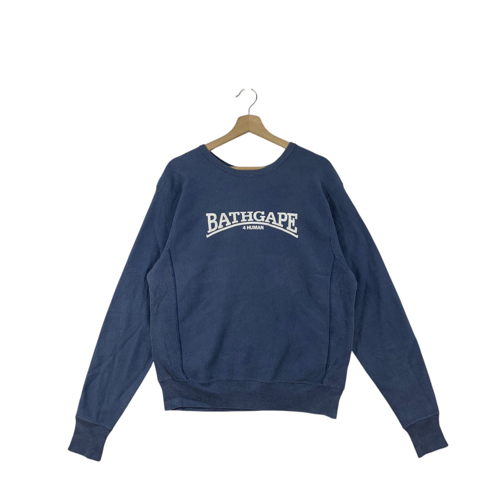 Vintage BAPE A BATHING APE Reverse Weave Star Wars Sweatshirt Sweater Top Jumper Pullover Nigo Era