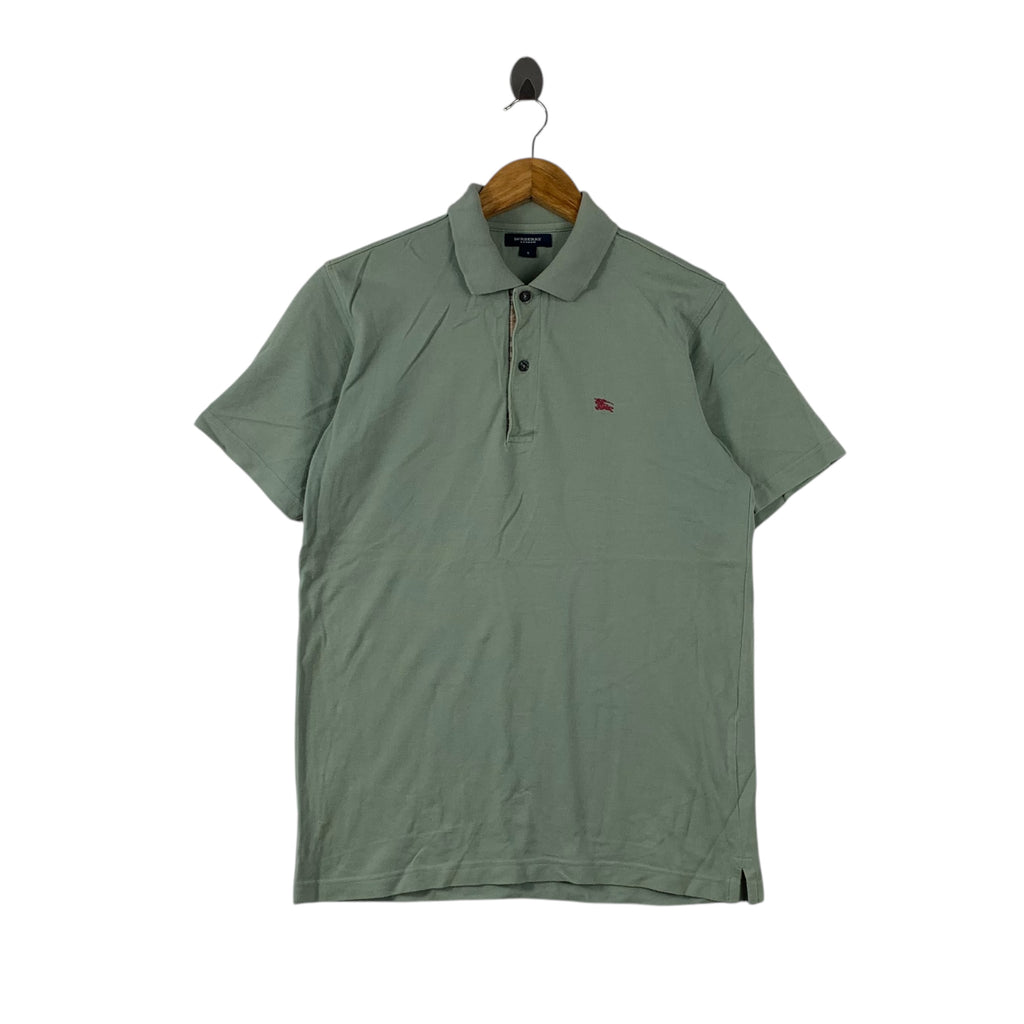 Vintage BURBERRY LONDON PRORSUM Embroidered Polo Tee Shirt Top Collar