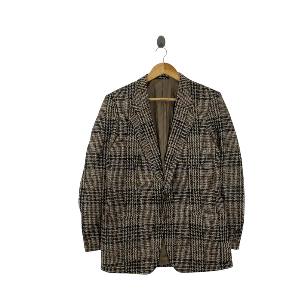 Vintage BRUNO PIATTELLI x FRATELLI FILA Italy Roma Blazer Coat Plaids Checks Tartan