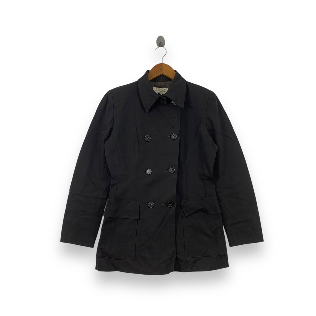 Vintage ARMAND VENTILO PARIS Double Breasted Peacoat Minimalist French Designer Outerwear Jacket