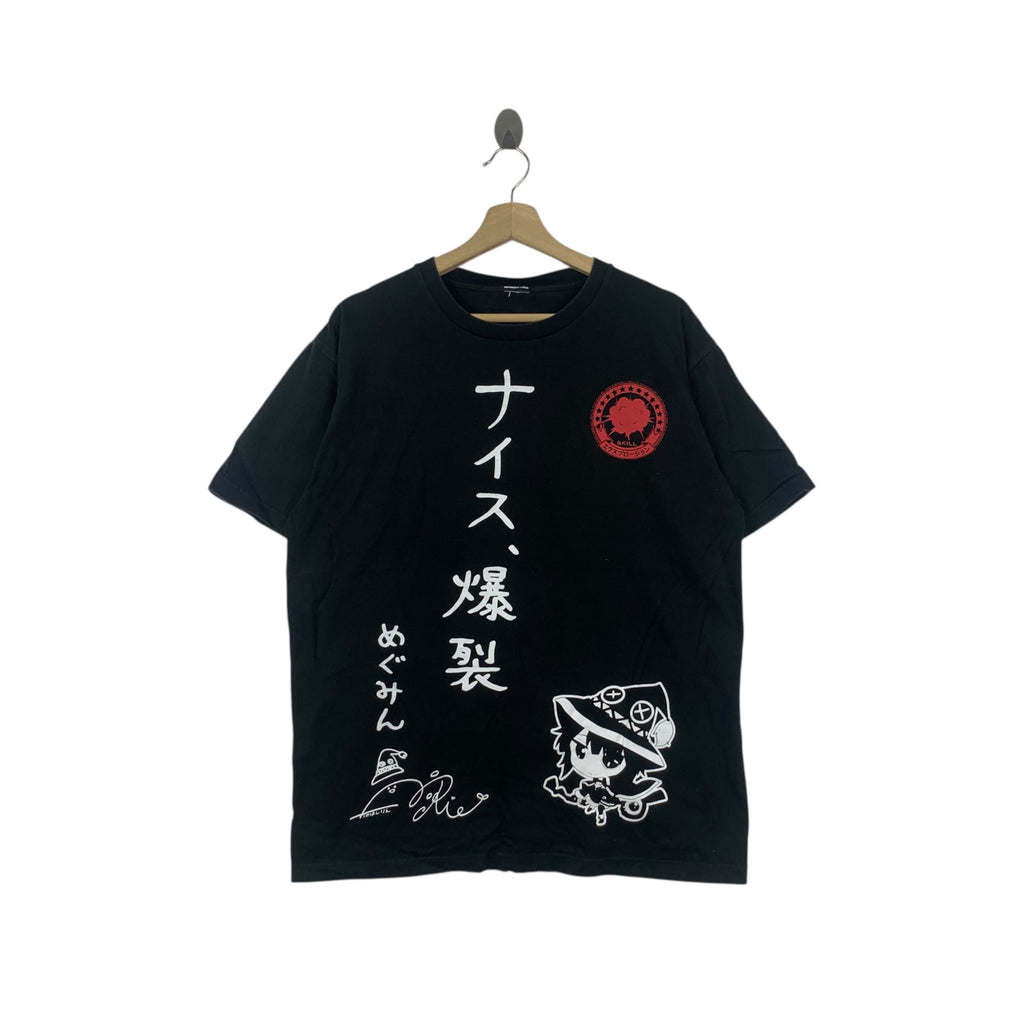 ANIME KONOSUBA MEGUMIN Explosion Manga Tee Shirt Top Light Novel Natsume Akatsuki